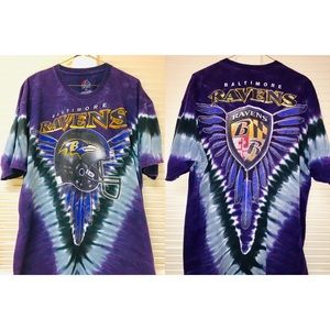 SOLD!! Baltimore Ravens Tie Dye T-Shirt Tee